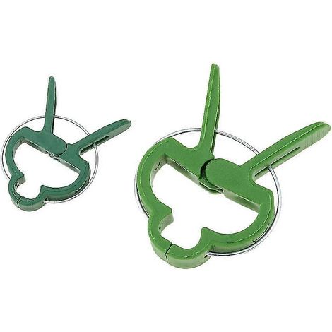 Lot de 20 supports de serre, poteaux de fixation, pinces pour plantes, semis de fleurs, tuteurs de greffe, pinces de couplage (1/3)