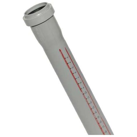 HT Rohr mit Muffe und Gummidichtung HT-Rohr DN32 250mm HTME