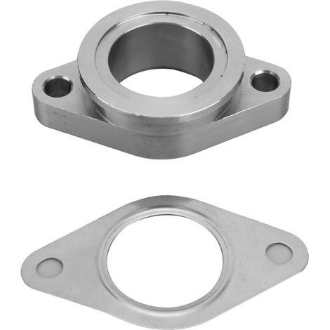 Kit de Connexion de Bride D'échappement, Vanne de Turbine D'adaptateur de Bride vers Raccords de Collecteur à Bride à 2 Boulons Adaptés à la Plupart des Soupapes de Décharge à Bande en V de 38 Mm (MV‑ (1/5)