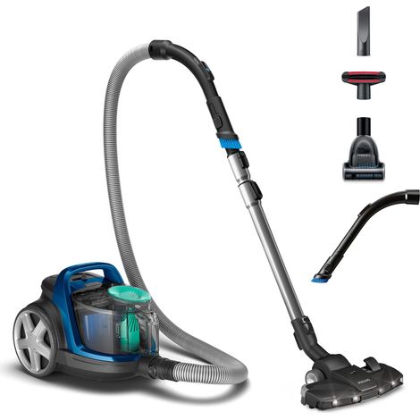 Philips 5000 Series Aspirapolvere Senza Sacco - Motore Da 900 W, Tecnologia PowerCyclone 7, Filtro Allergy H13, Spazzola TriActive LED, Compatto E Leggero (FC9557/09) (1/5)