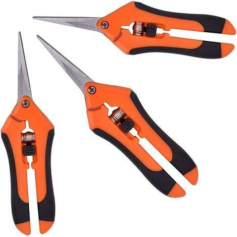 Sécateur (lot de 3) pour gants de jardinage, avec lames droites de précision en acier inoxydable (1/5)