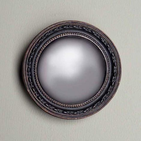 Miroir rond sorcière convexe 13cm (1/2)