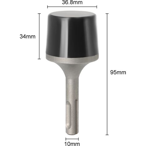 Marteau Caoutchouc SDS PLUS Ø35 mm Pose de Carrelage, Nivellement de Tuyaux et Radiateurs (1/5)