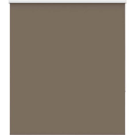 Store enrouleur occultant café 125x150cm largeur du tissu