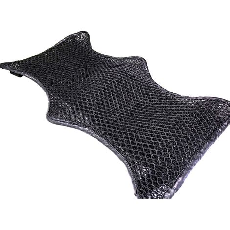 Housse de siège moto double couche, coussin imperméable anti-UV, maille antidérapante, protection solaire et pluie, selle matelassée universelle (1/5)