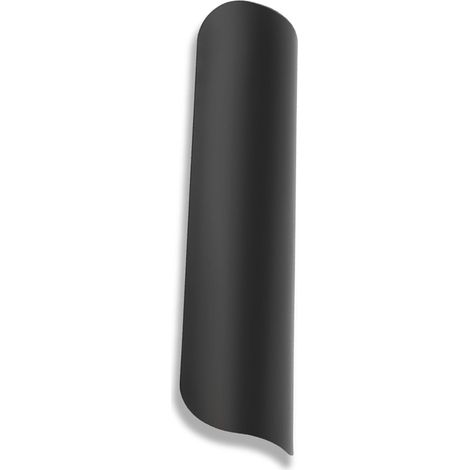 Cachet de protection thermique pour pot d'échappement universel moto, noir, couvre-silencieux droit (1/5)