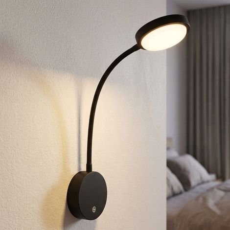 Wandleuchte LED Flexo-Spot Schlafzimmerlampe Leselampe Touch-Dimmer USB-C Magnet (1/5)