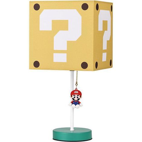 Lampe icône Super Mario veilleuse de chevet carrée en forme de point d'interrogation (1/3)