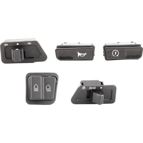 5-teiliges Lenkerschalter-Set für Motorräder: Scheinwerfer, Fern-/Abblendlicht, Hupe und Blinker für GY6 125-cm³-Roller (1/5)