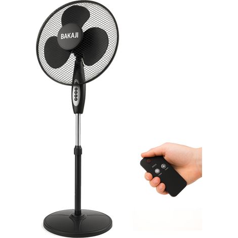 Ventilatore Colonna Piantana 45W 40cm 3 Velocita Altezza Regolabile Telecomando (1/7)