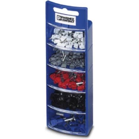 Assortiment d'embouts doubles Phoenix Contact 3202986 blanc, gris, rouge, noir, bleu 225 pc(s) (1/2)