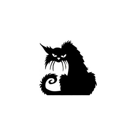 Silhouette décorative de chat en fer, ornement jardin intérieur/extérieur –