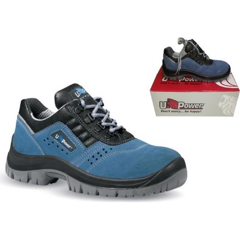 SCARPA UPOWER BOSS DA LAVORO ANTINFORTUNISTICA BASSA S1P SRC PELLE SCAMOSCIATA n. 46 - Numero: 43 (1/5)