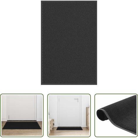 Paillasson antidérapant - Paillasson noir 60x90 cm (1/5)