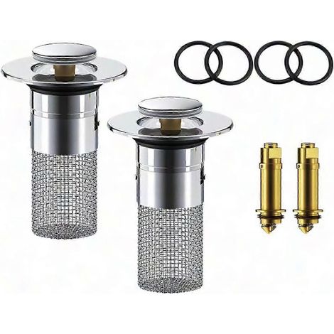 Bonde inoxydable à écoulement rapide, filtre anti-odeurs pour évacuation d'évier, couvercle de sol robuste, usage domestique, 1 pièce, drainage efficace. (1/5)