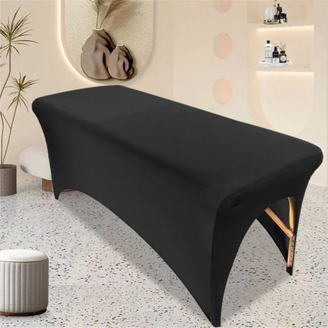 Housse Table de Massage pour Le Visage, Doux Elastique, Table de Massage Drap-Housse Lavable Réutilisables pour Spa, Table Corvina (1/5)