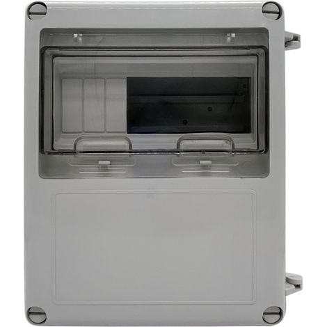 Caja de Distribución eléctrica PC/ABS para exteriores 9 módulos, IP65 (1/3)