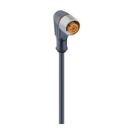 Lumberg Automation 43595-1 Connettore confezionato per sensore o attuatore M12 Presa angolata 2.00 m Numero di poli: 3