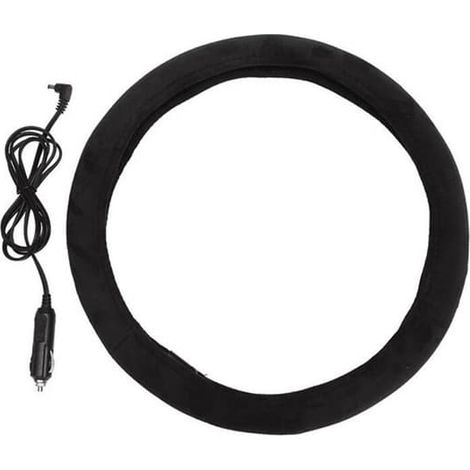 Manchon chauffant pour volant, chauffe-mains d'hiver, volant chauffant automobile 12 V [DB] (voir photo) (1/5)