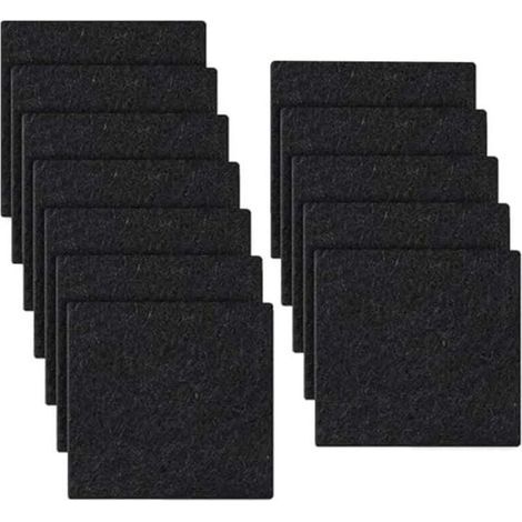 Pack of 12 Replacement Activated Carbon Odor Absorbing Trash Can Filters, Deodorizer (1/4)