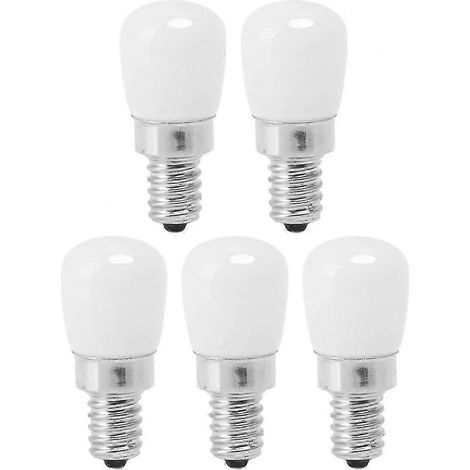 5er-Pack LED-Lampen für Kühlschrank, E12-Kühlschranklampe für Gefrierschrank, Heimbeleuchtung ()