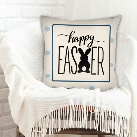 Housse de coussin pour canapé doux pour canapé, lit, chaise décoratif de ferme pour Pâques (1/5)