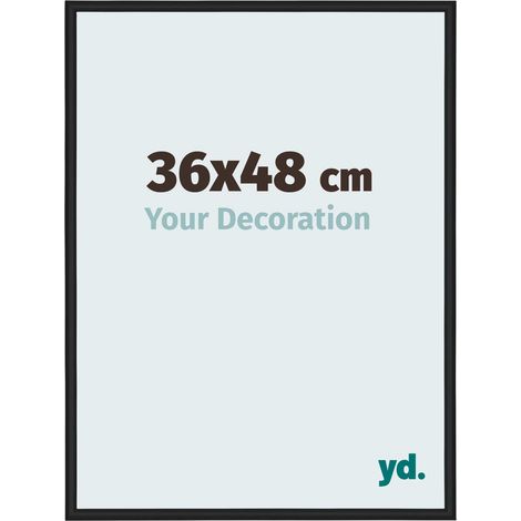 yd. - Cadre photo 36x48 - Noir Brillant - Aluminium - Miami (1/5)