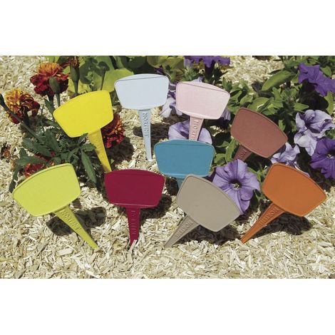 NORTENE 8 étiquettes couleur à planter Label 25 - Mix Couleurs Vives - 25cm