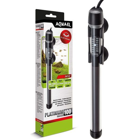 Aquael Platinium riscaldatore per acquario 100W nero (1/3)
