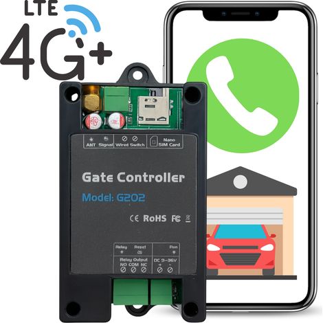 Controlador GSM para la apertura de la puerta 4G G202 de la UE.