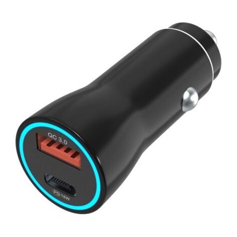 Chargeur de voiture rapide pour iPhone 17 / iPhone 17 Air / iPhone 17 Pro / iPhone 17 Pro Max - Port allume-cigare USB-C - AquaForge (1/4)