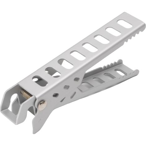 Pince manique en alliage d'aluminium pour bols et assiettes chaudes, anti-brûlure, idéale pour la cuisine et le camping. (1/5)