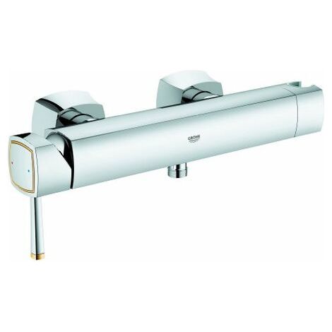 Grohe 23316IG0 Miscelatore Monocomando per Doccia, Cromo/Oro (1/3)