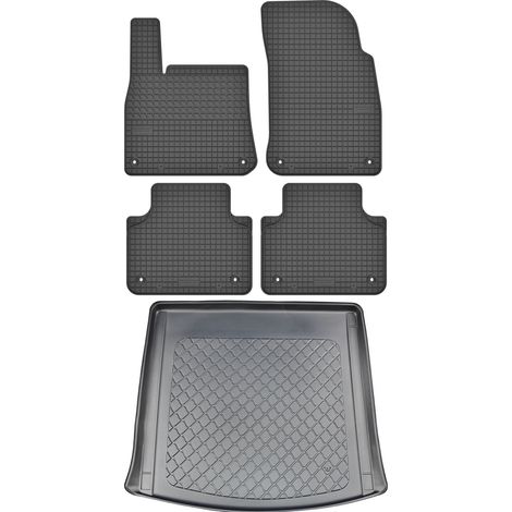 Volkswagen Touareg III VAN desde 07.2018 SET - Alfombrillas de goma para coche + alfombrilla para maletero