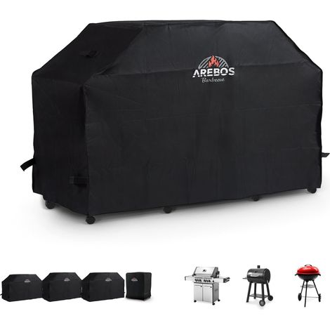 Housse de barbecue imperméable 183 x 66 x 130 cm, protection PVC (1/5)