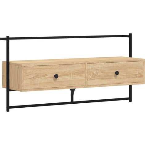 Maison Exclusive - TV-Wandschrank Sonoma-Eiche 100,5x30x51 cm Hol