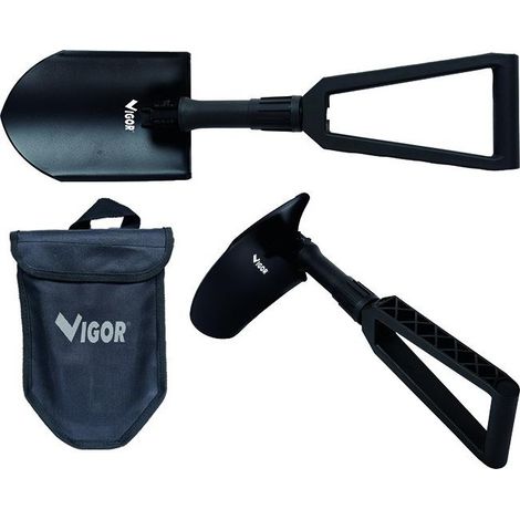 Paleta plegable Vigor, acero al carbono, mango D (1/5)