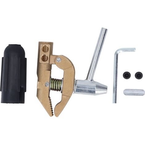 B 800A Grounding Welding Clamp with Robust Rubber Sleeve, Robust Welding, 32mm Ground Clamp and Oxidation Resistance, Current 8: It has a beautiful electricity. (1/5)