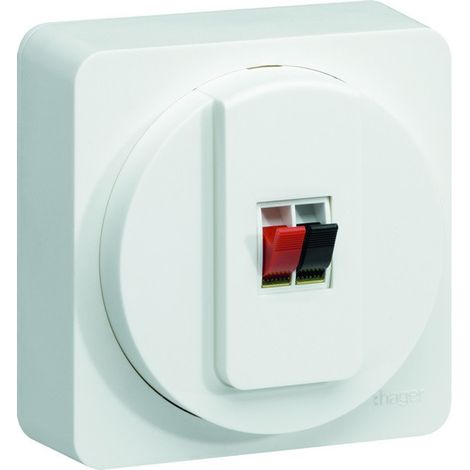 ateha Prise HP simple complet - HAGER WJC291B
