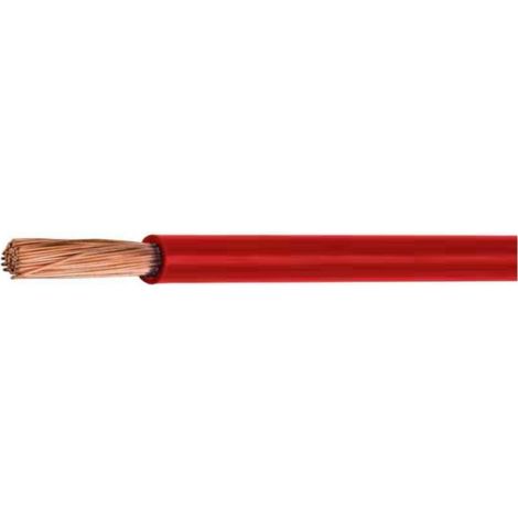 Cable de instalación H05V-K (LgY) 0,5 rojo /100m/