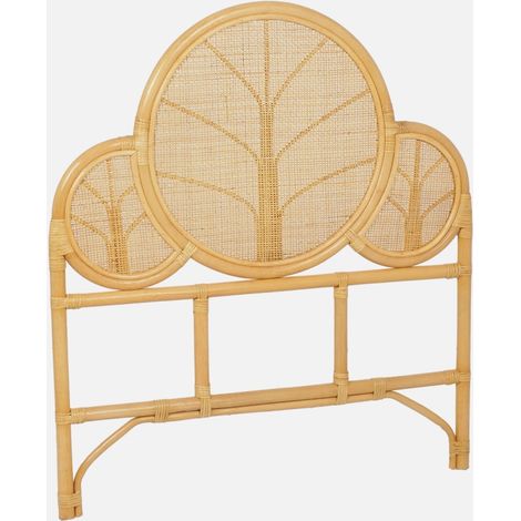 Testiera esotica in rattan