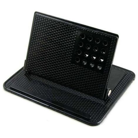 Support de téléphone portable pour voiture – Tapis antidérapant en silicone – Résistant aux températures extrêmes – Compatible GPS