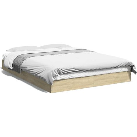 Maison Exclusive - Estructura de cama sin colchón madera roble So (1/5)