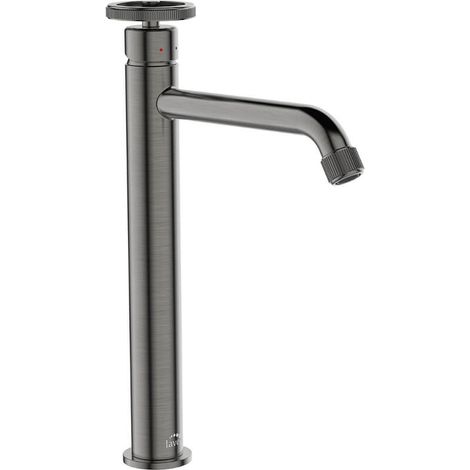 Rubinetto per lavabo da appoggio MURO in grafite (1/2)