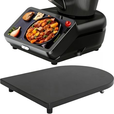 Planche coulissante pour Thermomix TM6/TM5, planche pour Thermomix avec roulettes, planche coulissante Thermomix TM6, planche à roulettes, déplacement sans effort, protège la balance et facilite le (1/5)