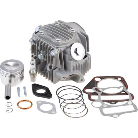 110cc 125cc Culasses de cylindre avec joints pistons Ensemble culasse bougie d'allumage et ensemble de montage Remplacement pour motocross scooter et dirt bike ATV Go kart