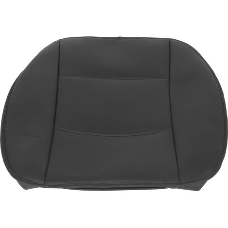 Housse de siège auto en cuir PU, coussin de protection avant universel pour berline 4 portes et SUV, noir, tapis de protection de banquette, rembourrage de remplacement (1/5)