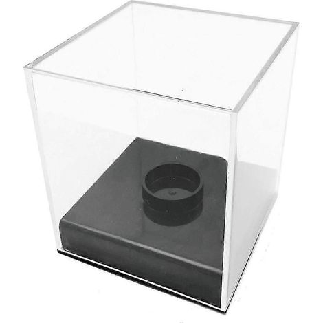 Vitrine carrée en acrylique avec protection UV pour balles de baseball autographiées (1/5)