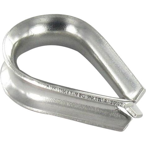 Cosse coeur Inox A4 Diamètre 18 (1/4)