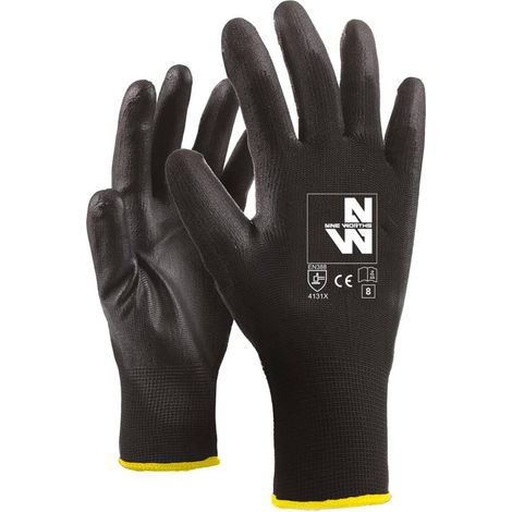 Gants de Travail Broxa - Taille 11 - Noir - Résistant et Confortable - D-Work